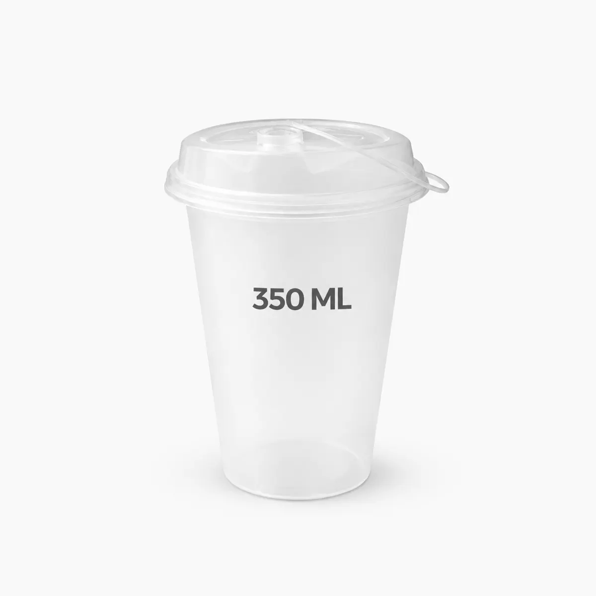 Reusable Frosted Sipper Glass Lid | Food-Grade, Leak-Resistant, Disposable Beverage Cups | 350ml & 500ml