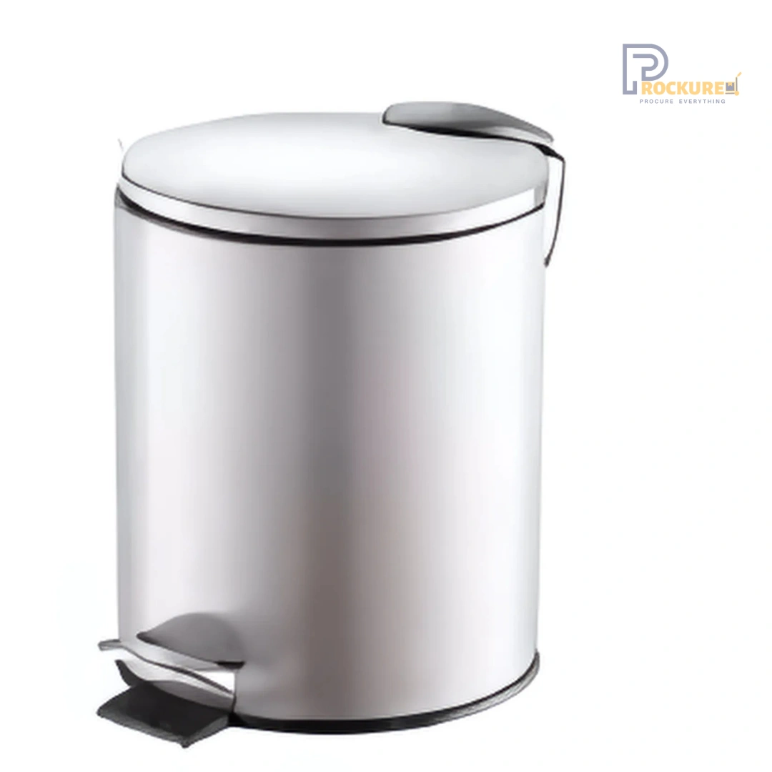 JVD Razor 5L Pedal Bin Stainless Steel Soft Close, Anti-Fingerprint with PP Liner