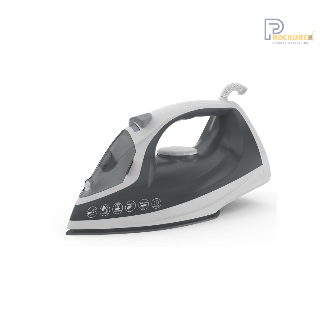 Dolphy 1250W Steam Iron – Teflon Soleplate