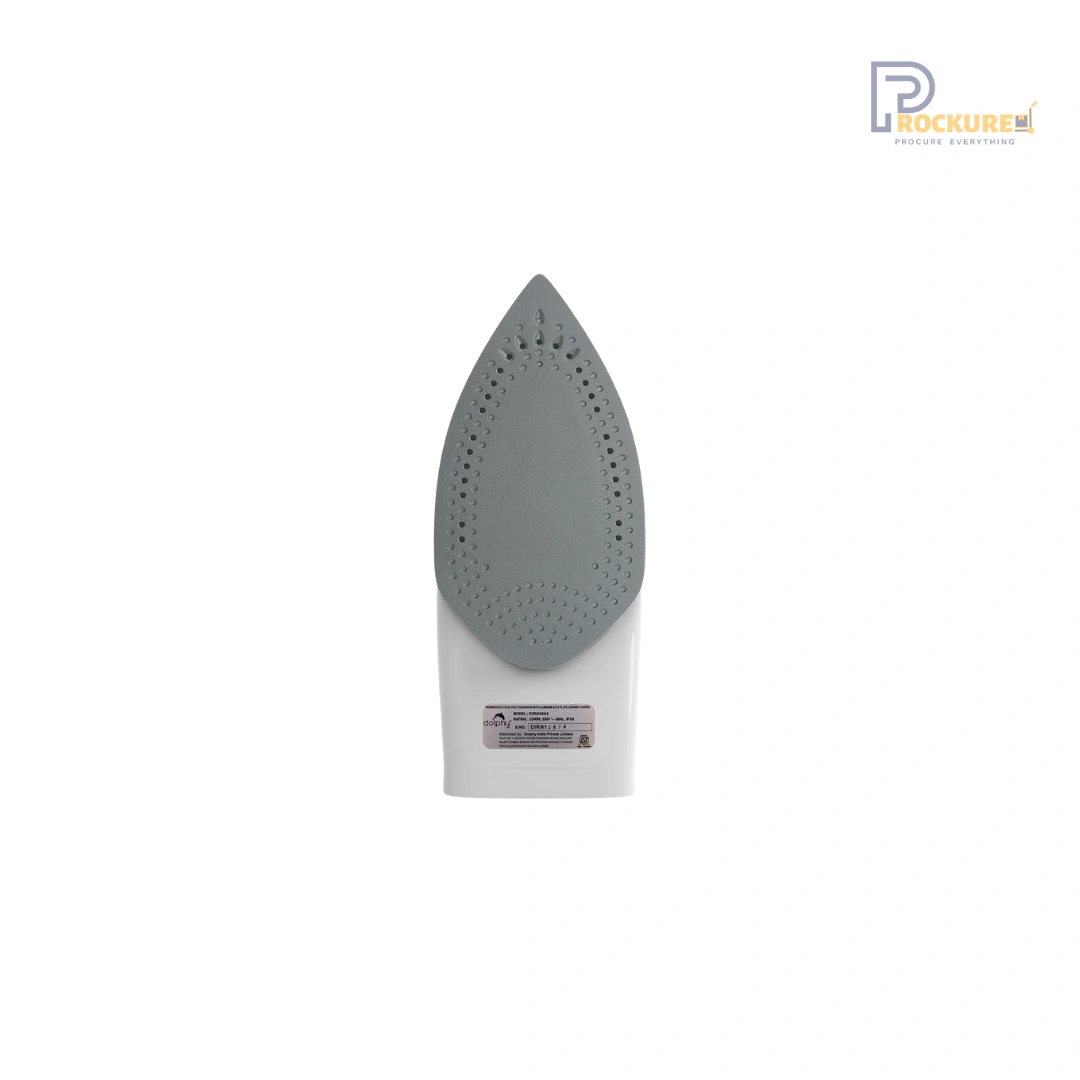 Dolphy 1250W Steam Iron – Teflon Soleplate