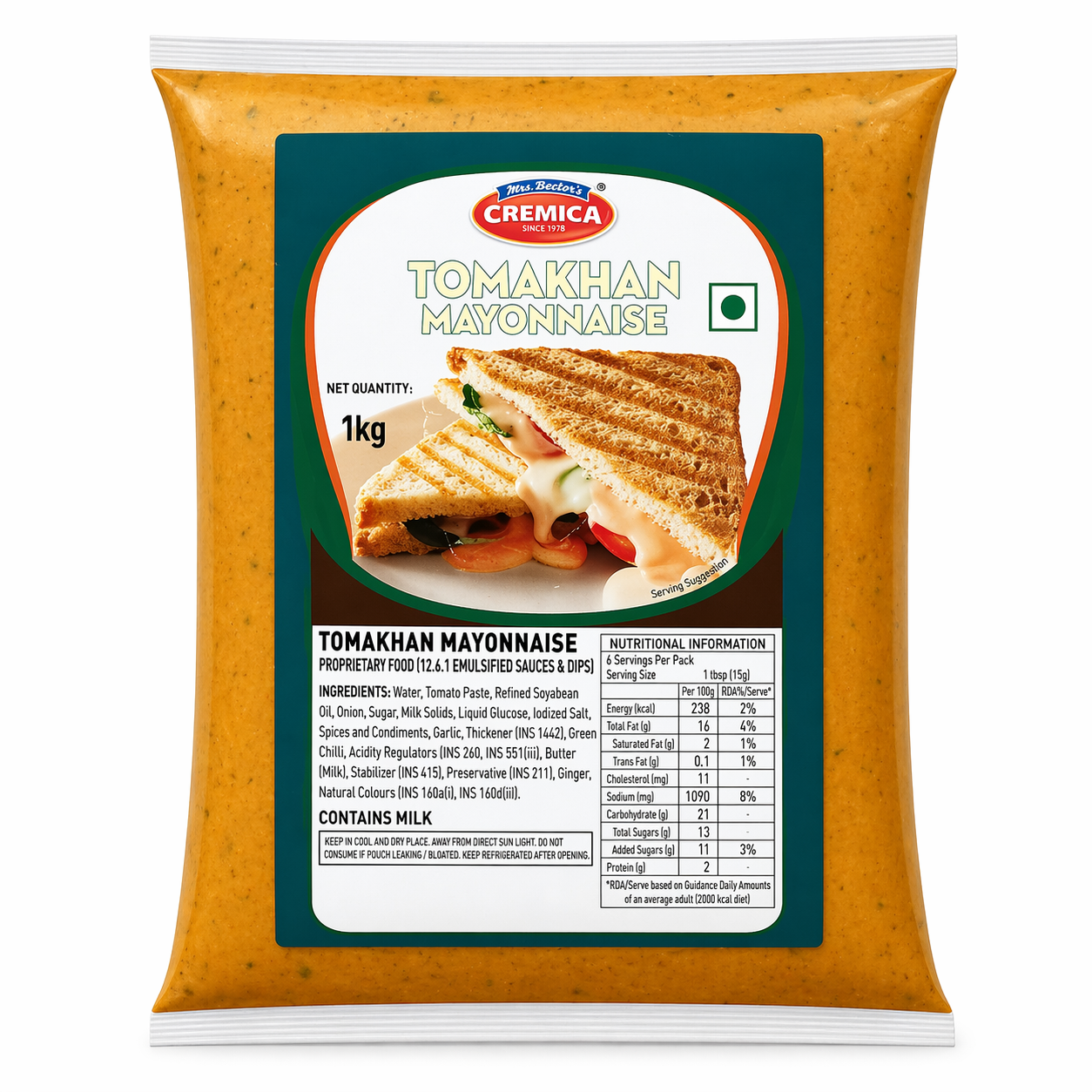 Cremica Tomakhan Mayonnaise 1kg