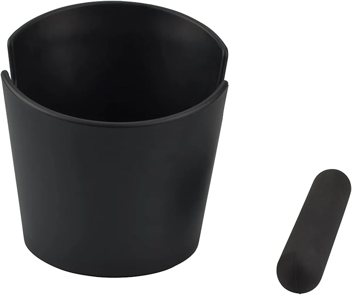 Espresso Coffee Knock Box Black – Compact Countertop Knock Bar for Coffee Grounds 2