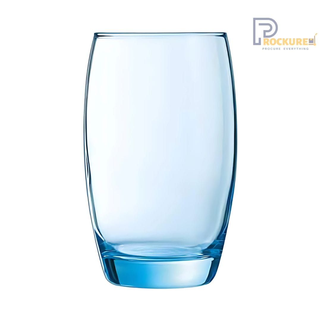 Arcoroc Salto H/B Tumbler - 35 cl Ice Blue Glassware (24 pc Carton)