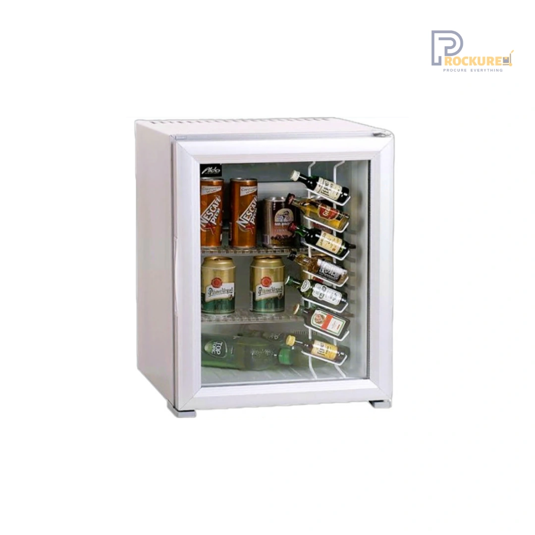 Glass Door Minibar White 25L | JVD TA25 | 3 Panels | 450×403×352 mm
