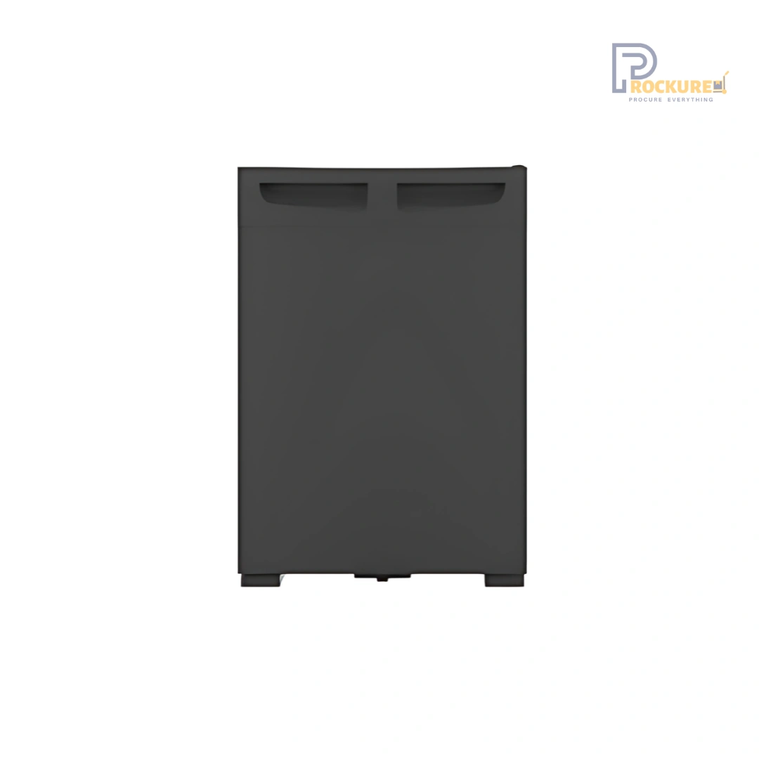 JVD TA Pro Series 40L Minibar – Solid Door, Thermo-Absorption, Black | H541 x W403 x D437 mm