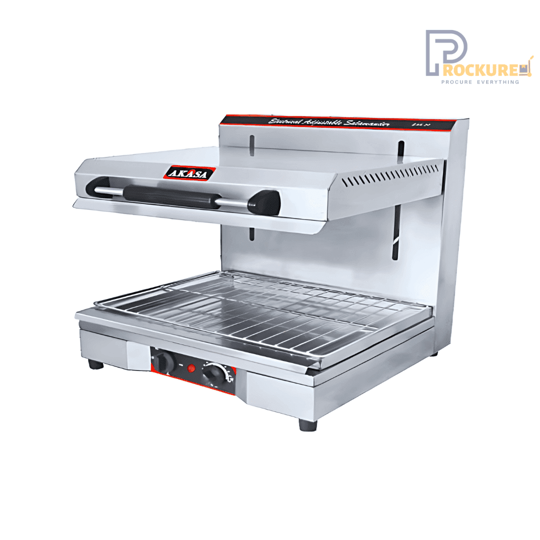 Akasa EAS 65 Electric Barbecue & Salamander – 2400W Stainless Steel Grill