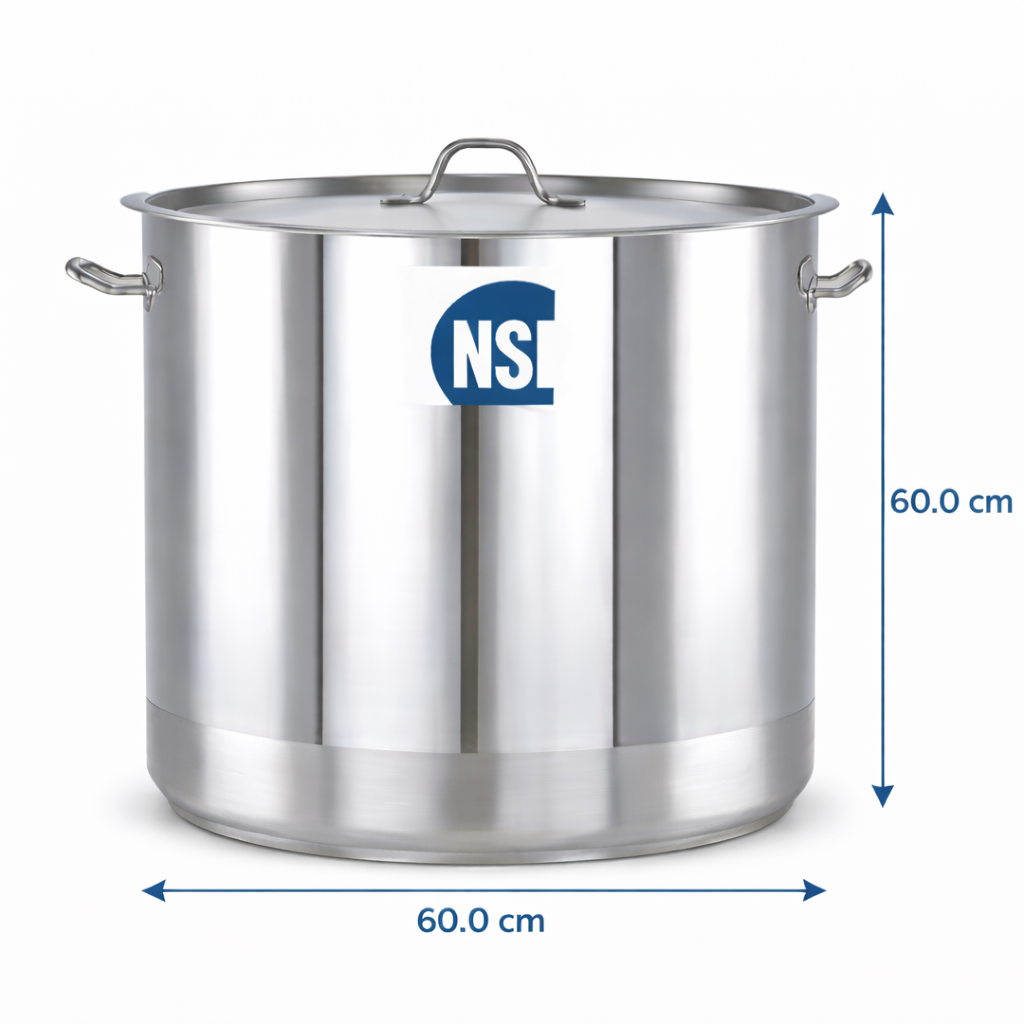 Pradeep Professional Cookpot 60x60 cm7229S/60 - Stainless Steel Cookpot 170 Litre