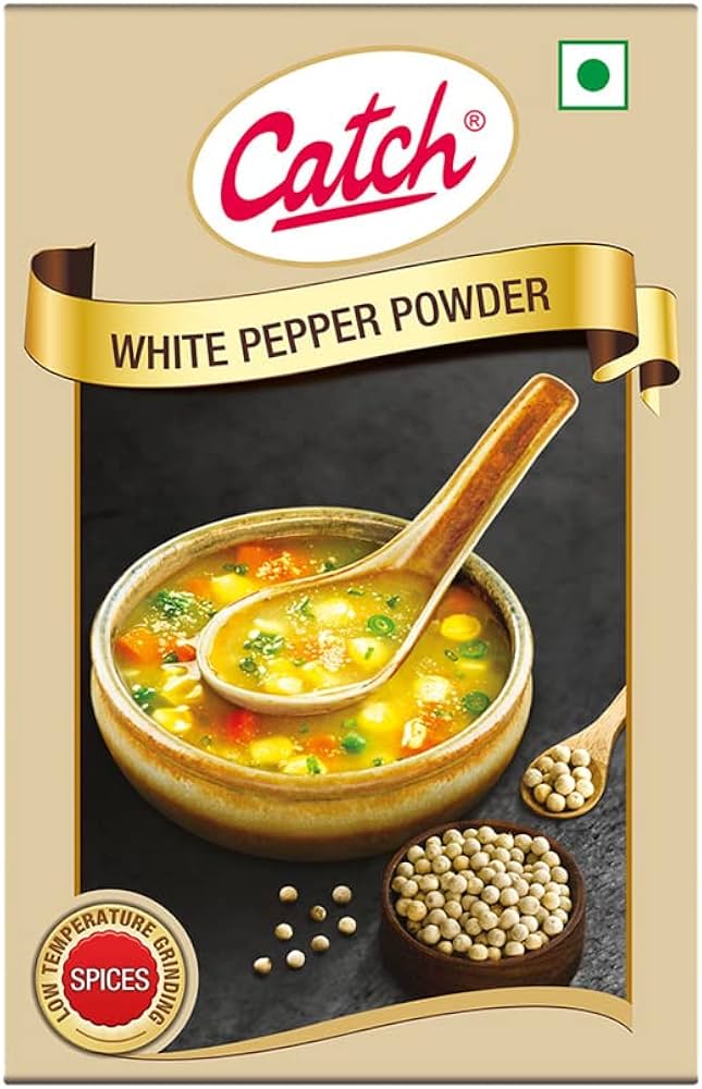 Catch White Pepper Powder (Ground White Pepper) 100 gm