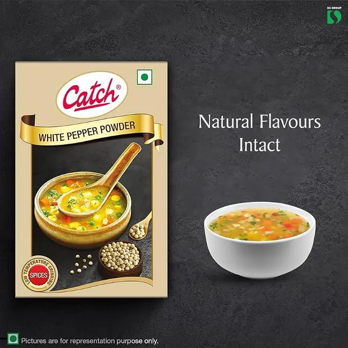 Catch White Pepper Powder (Ground White Pepper) 100 gm 4