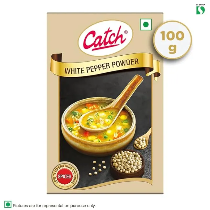 Catch White Pepper Powder (Ground White Pepper) 100 gm 2