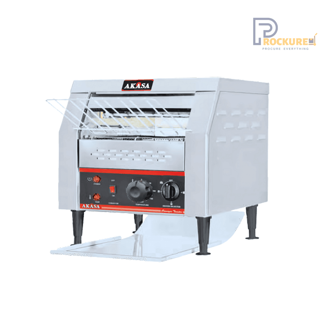 Akasa CT 300 Electric Conveyor Toaster – 2200W High-Capacity Stainless Steel Toaster