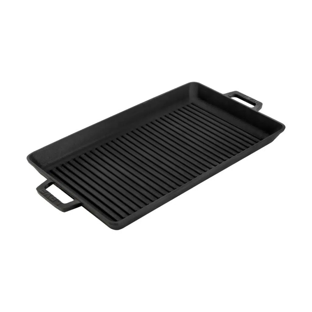 Cast Iron Enamel Pan 26x45 cm - Grill Pan Rectangular 26x45 2