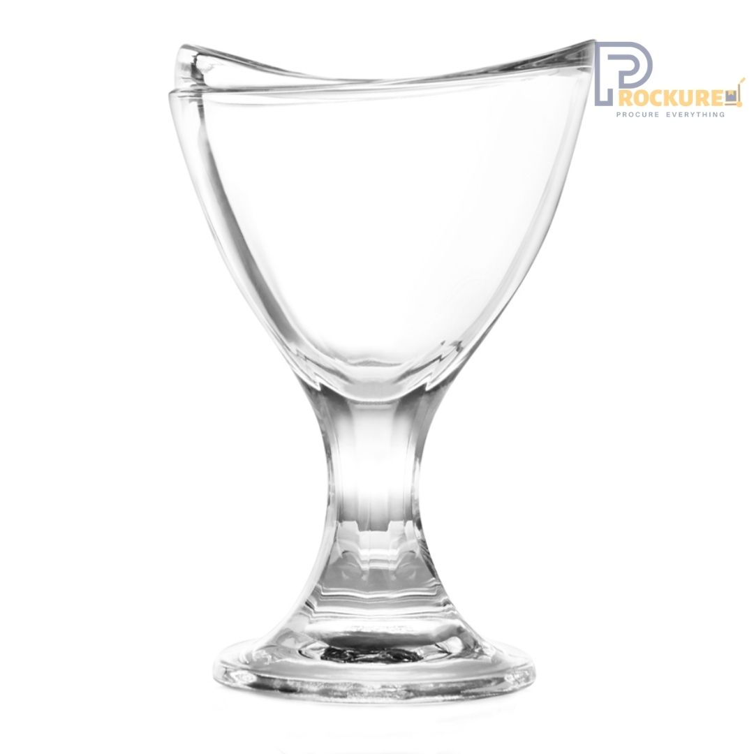 Ocean Delight Sundae Cup - 200 ml Glassware for Desserts & Ice Cream (6 pc Carton)