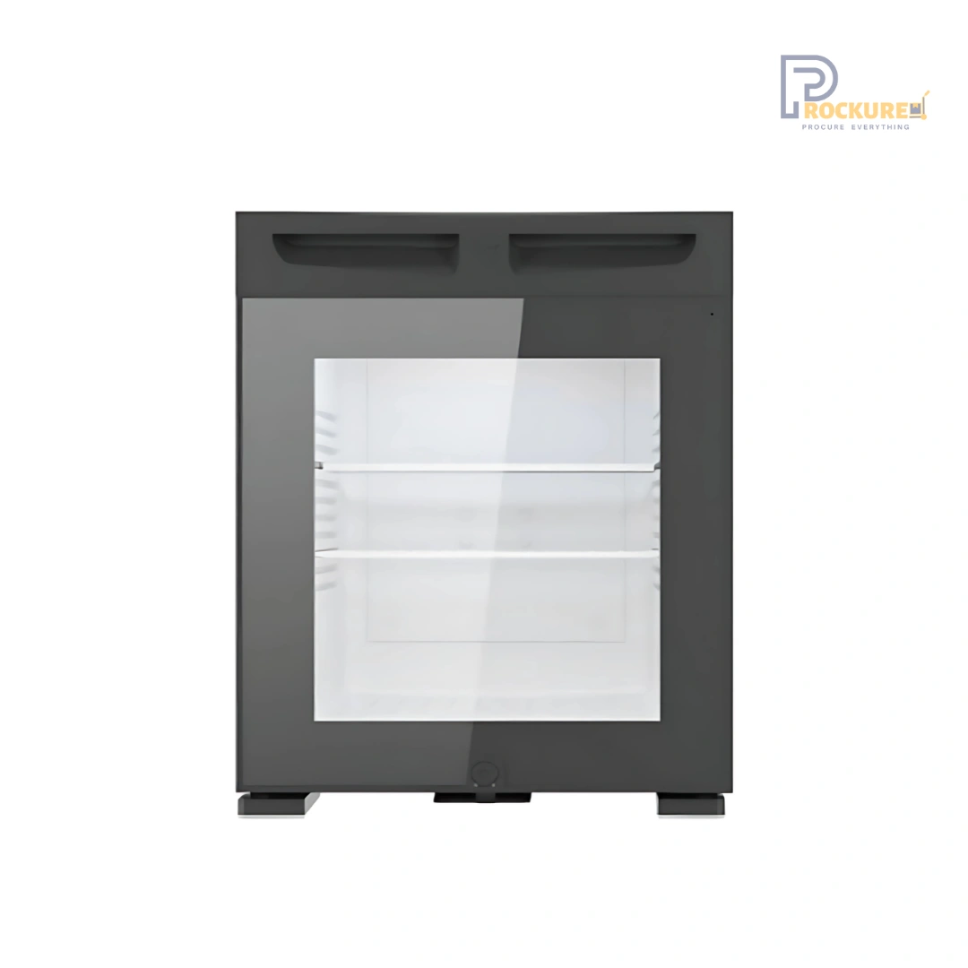TA Pro 40L Minibar | JVD 3-Ply Glass Door Black | Thermo-Absorption | 541×403×437 mm