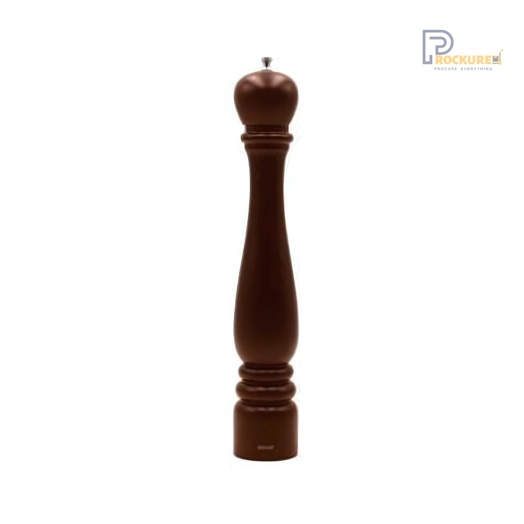 Bisetti Roma Series Pepper Mill 42 cm (Walnut Wood Finishing) | Tall & Premium