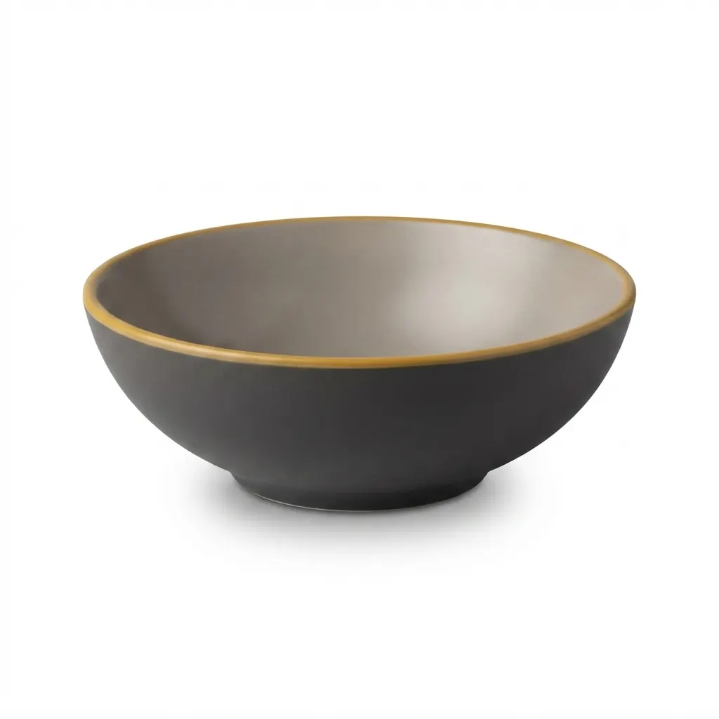 Meraami Storm Ceramic Ellipse Bowl 17 cm