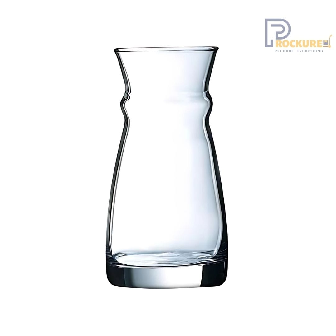 Arcoroc Fluid Decanter Jug 250 ml - Perfect for Wine & Water Service (12 pc Carton)