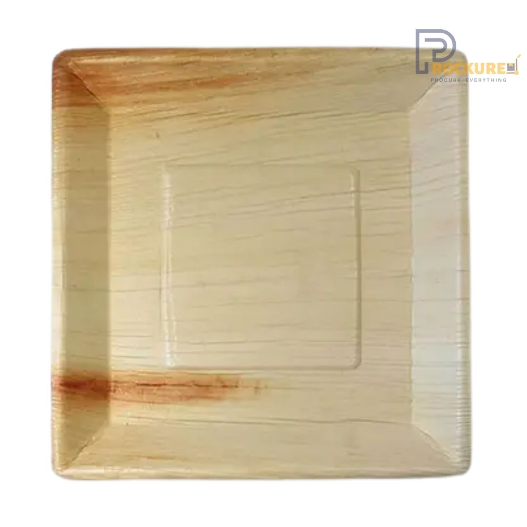 Areca Leaf 10 Inch Deep Square Plate