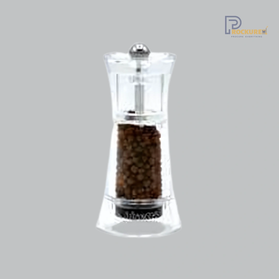 Bisetti Verona Pepper Mill 17.5 cm (Acrylic) | Modern & Minimal