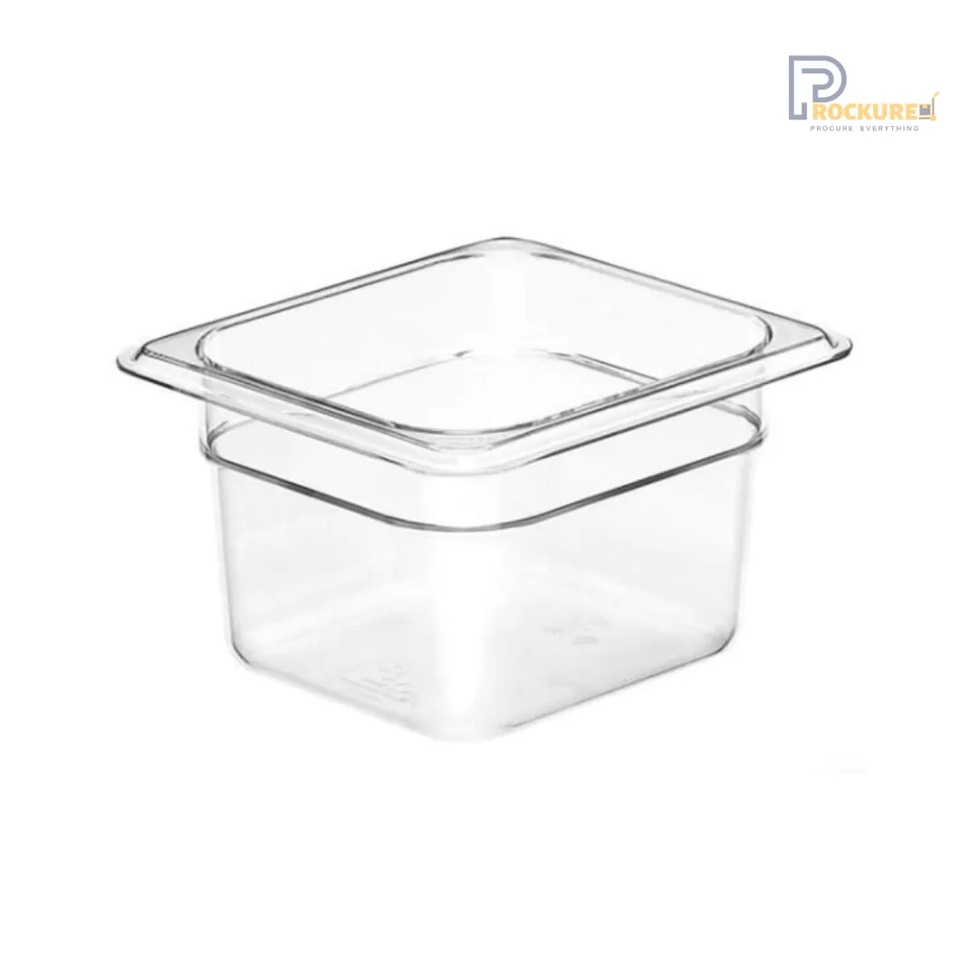 Polycarbonate GN Pan 1/6 – 100mm Deep | 1.5L