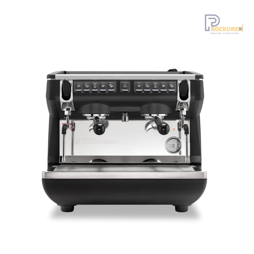 Nuova Simonelli Appia Life Compact – Dual Group Coffee Machine with 2900W Power and 7.5 Ltr Boiler