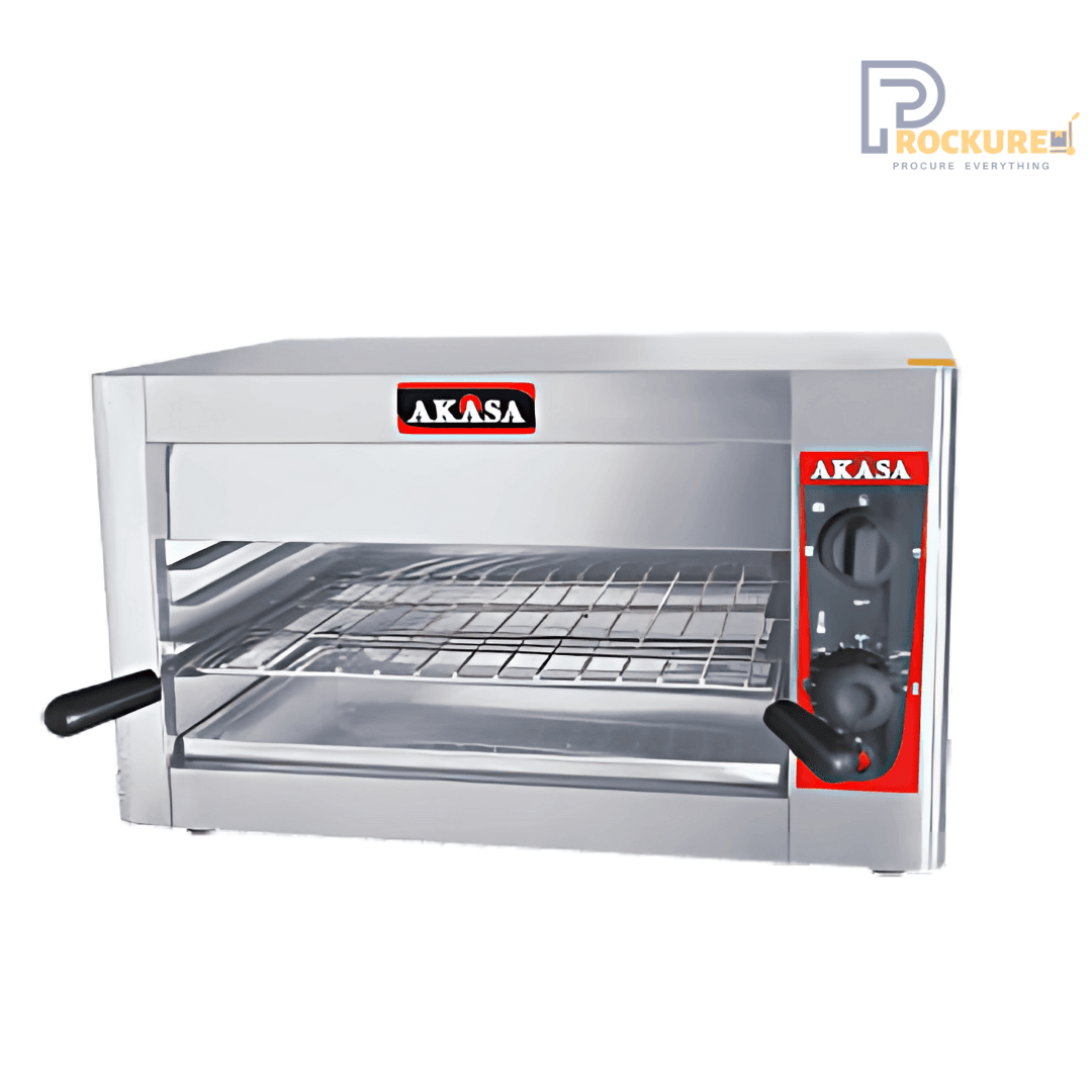Akasa ES 20 Electric Barbecue & Salamander – 1600W Stainless Steel Grill