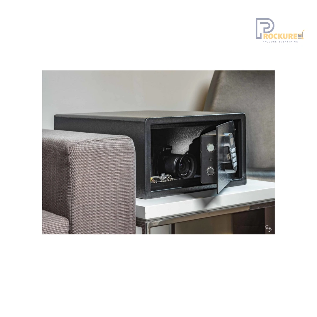 Hotel Laptop Safe 15 inch – JVD Fortress Plus Safe with Code Lock and TN37 Key (No Battery)