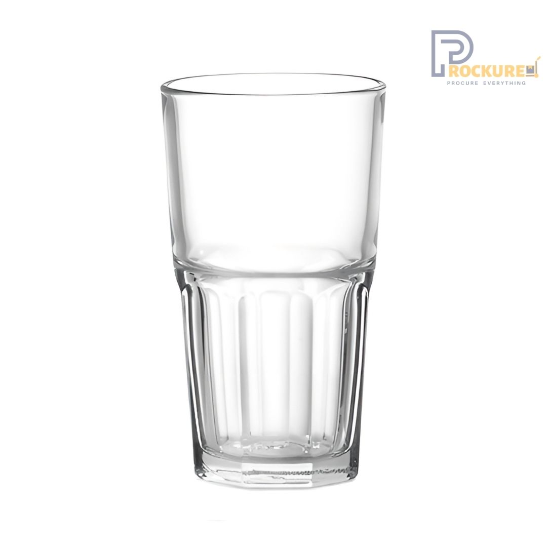 Ocean Centra Long Drink Tumbler - 420ml Glass for Refreshing Beverages (Pack of 6)