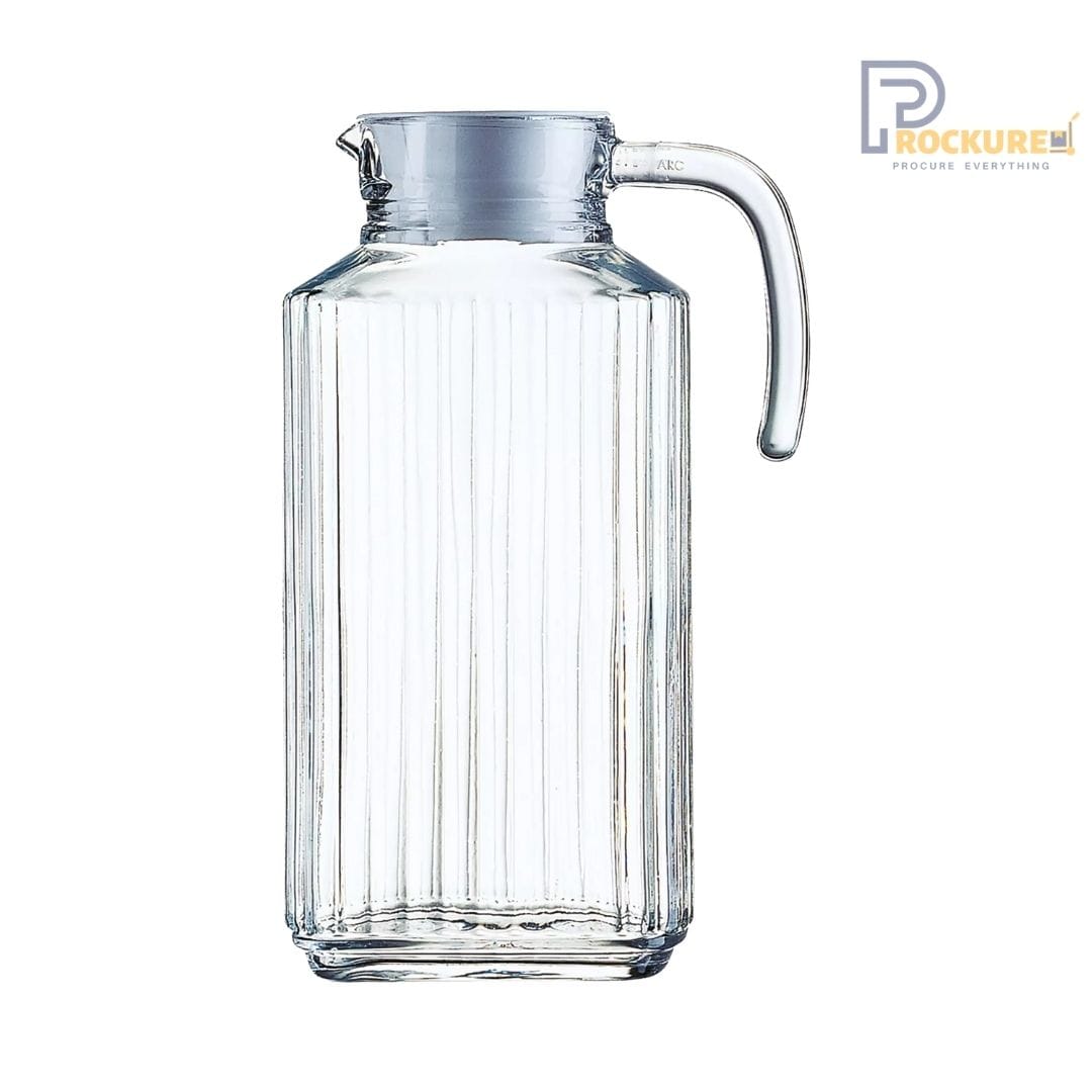 Arcoroc Quadro Jug - 1700 ml Storage Jar (Carton of 6 pc)