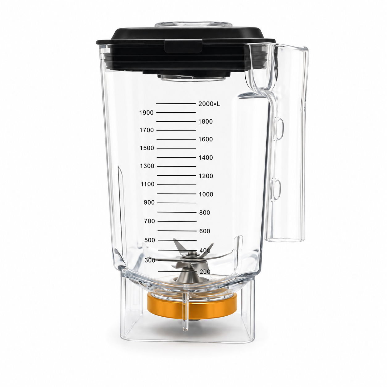 Prockured Basics Extra Jar for Sound Proof Bar Blender with Lid & Stainless Steel Blade Assembly