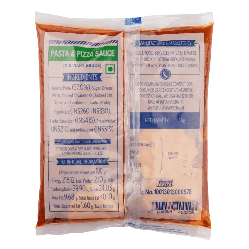 Veeba Pasta & Pizza Sauce Herby Tomato 1 Kg 2