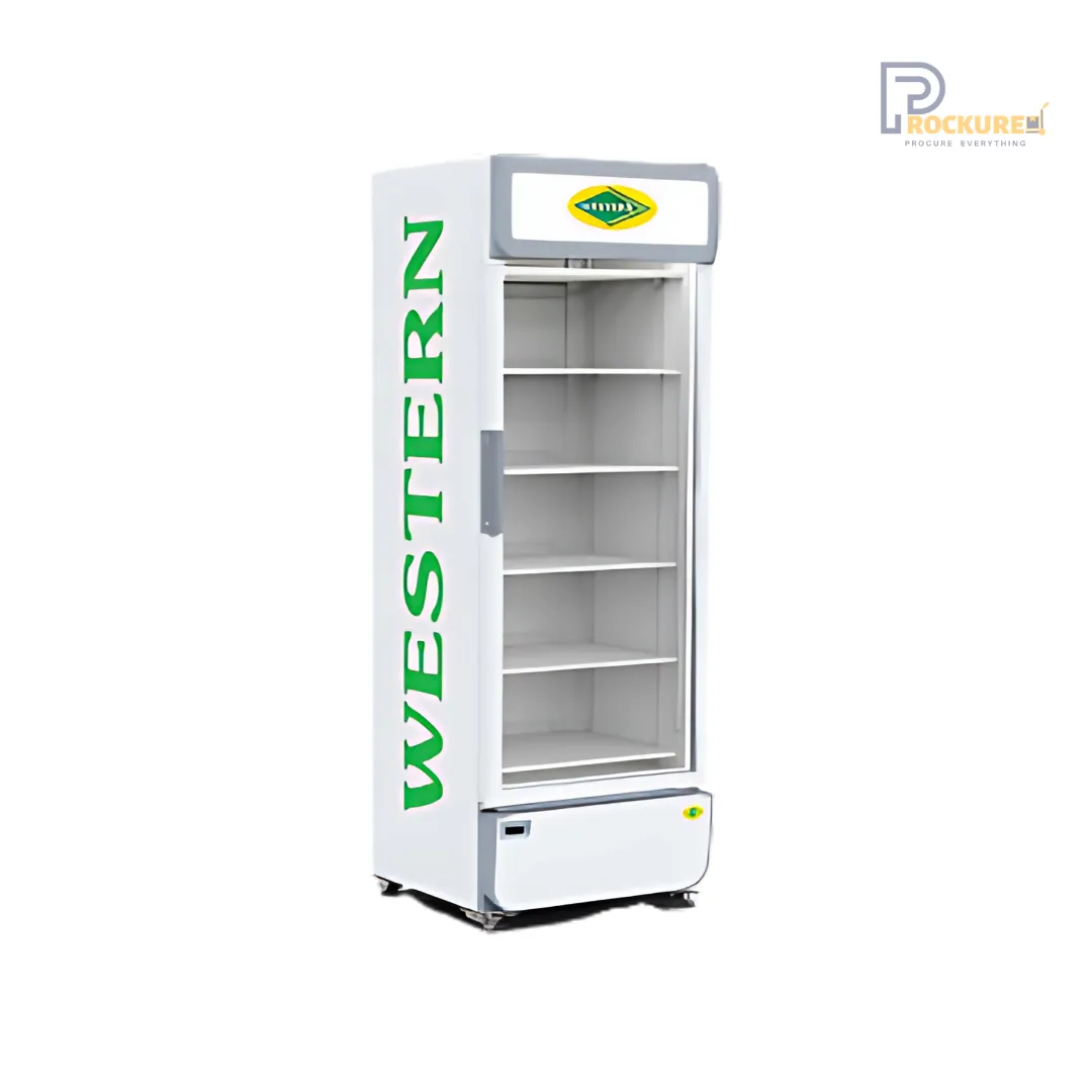 Western Glass Door Visi Cooler – 6 Shelves, Retail Beverage Display – 510L