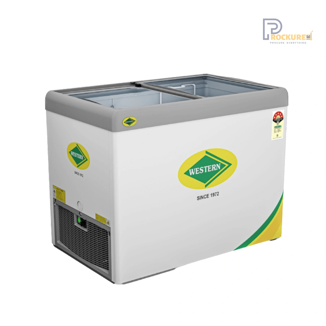 Western F350GL25 Glass Top Chest Freezer – 311L