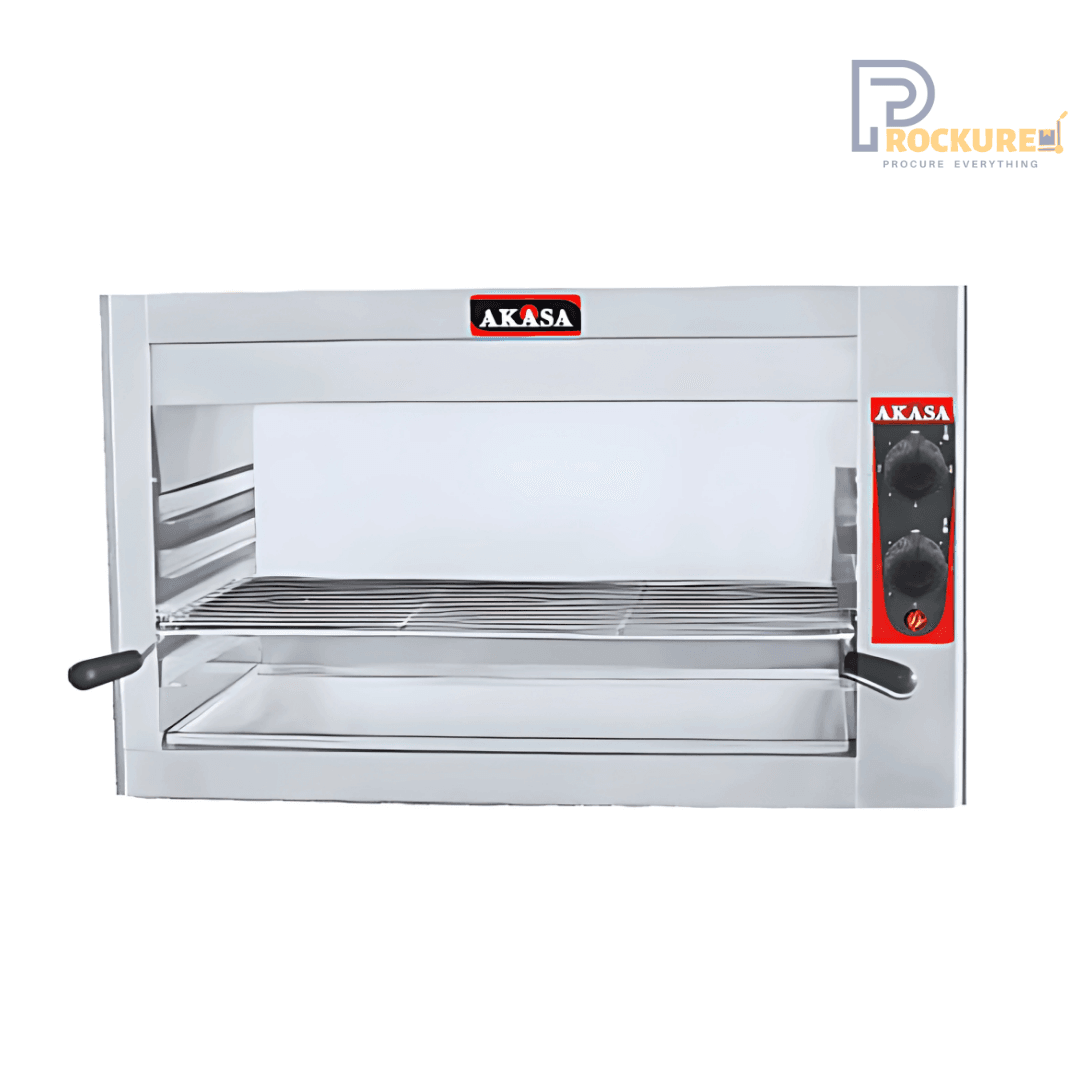 Akasa ES 70 Electric Barbecue & Salamander – 3000W Stainless Steel Grill