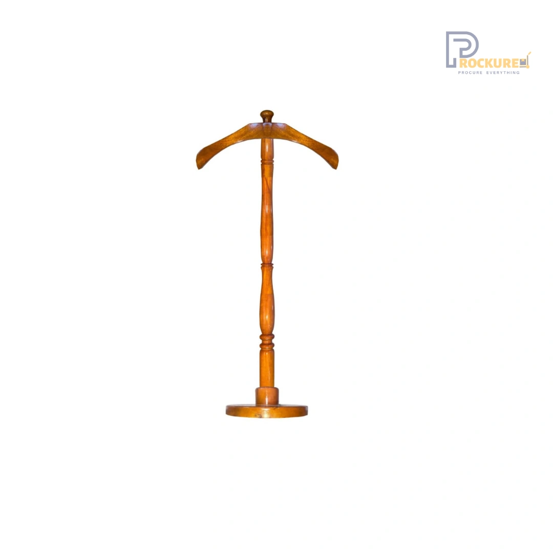 Premium Wooden Coat Stand Hanger – 36 Inch Height