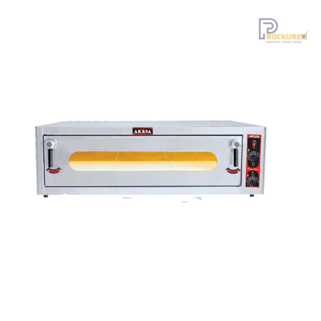 AKASA Heavy-Duty Electric Pizza Oven, 6250W for Large-Scale Operations (PO180STN)