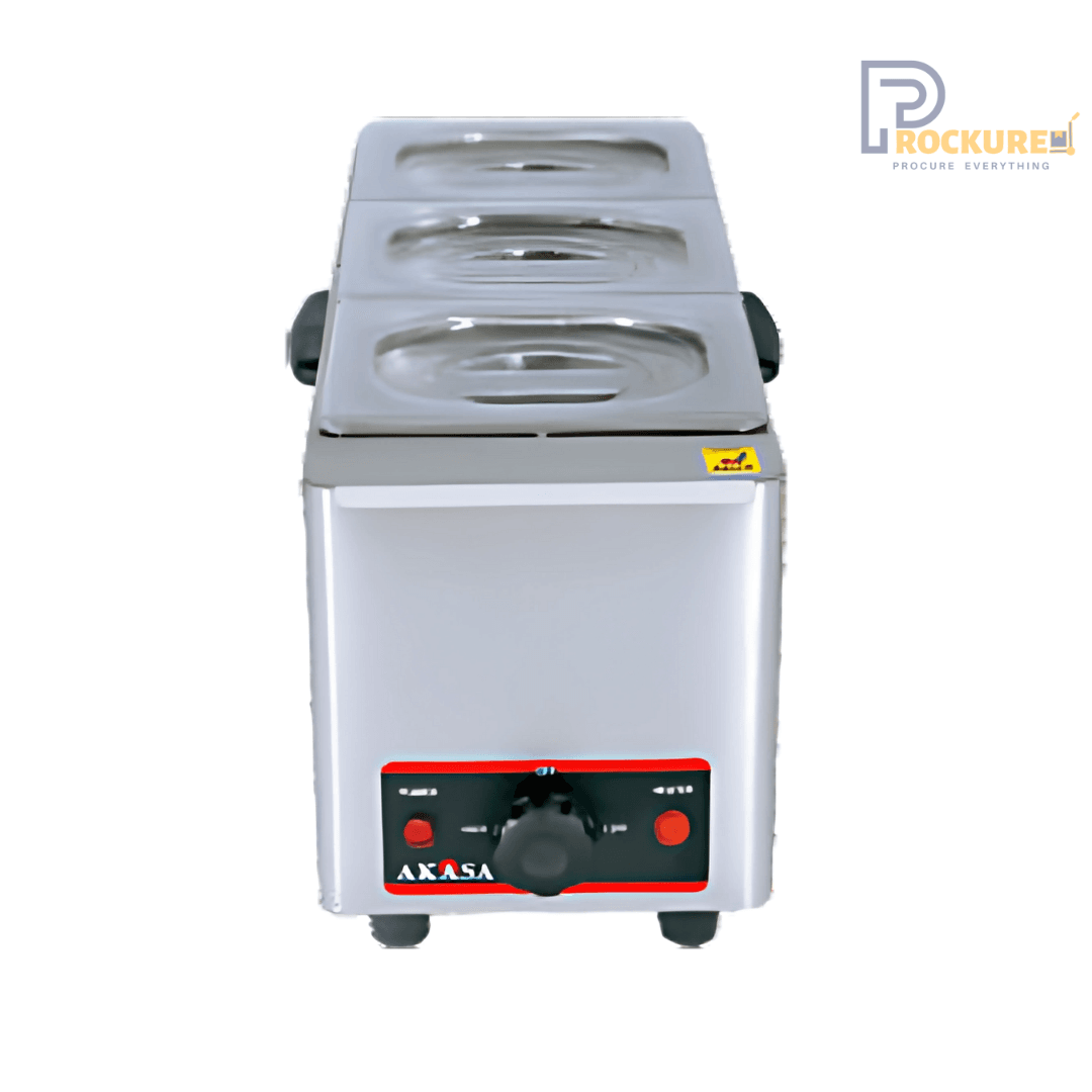 Akasa CM 15 TRIPLE Electric Chocolate Melting Machine – 3 x 1.5 Kg Capacity, 400W