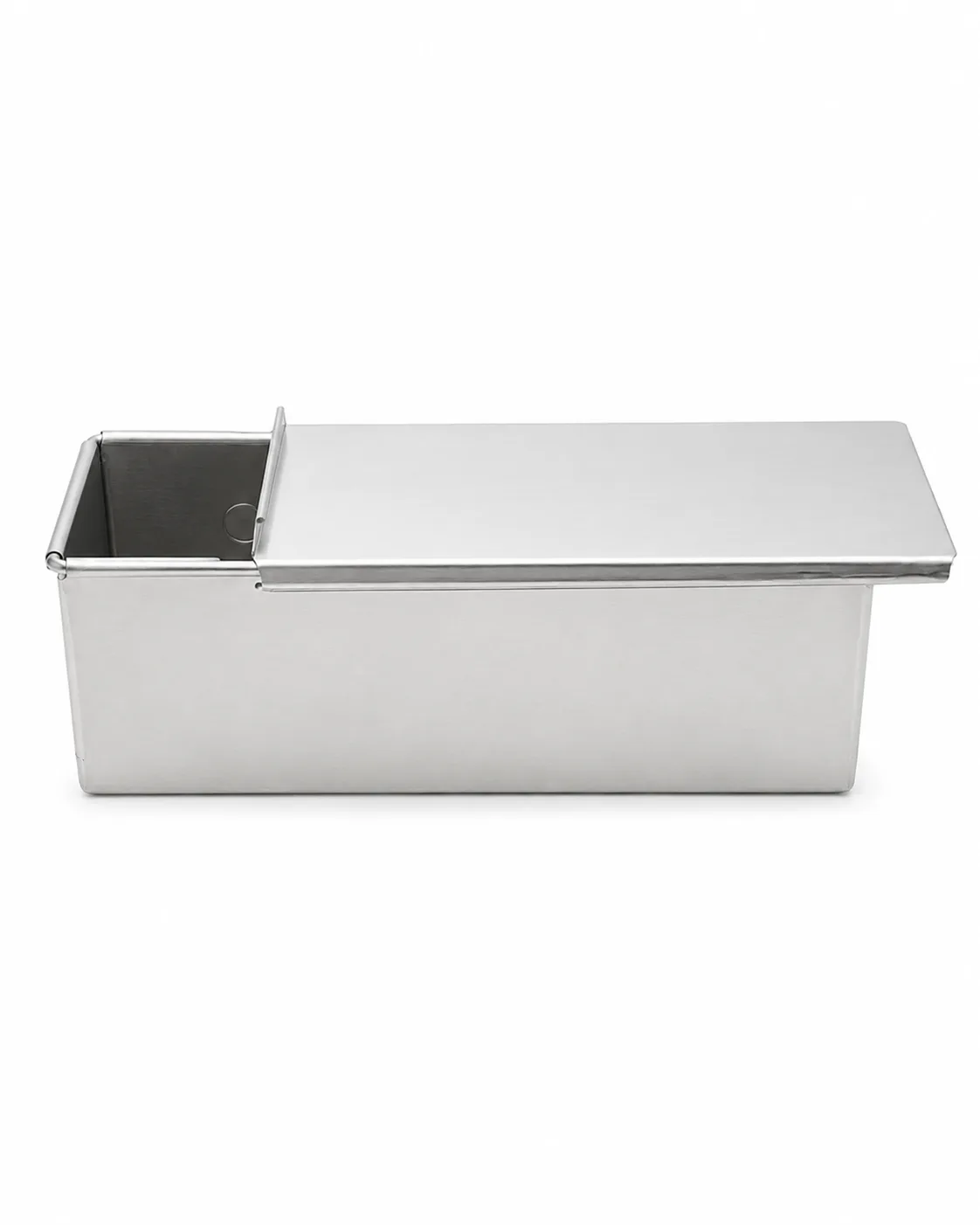Bread Mould with Lid 14x6x6 Inch Alu-Steel Loaf Pan 2