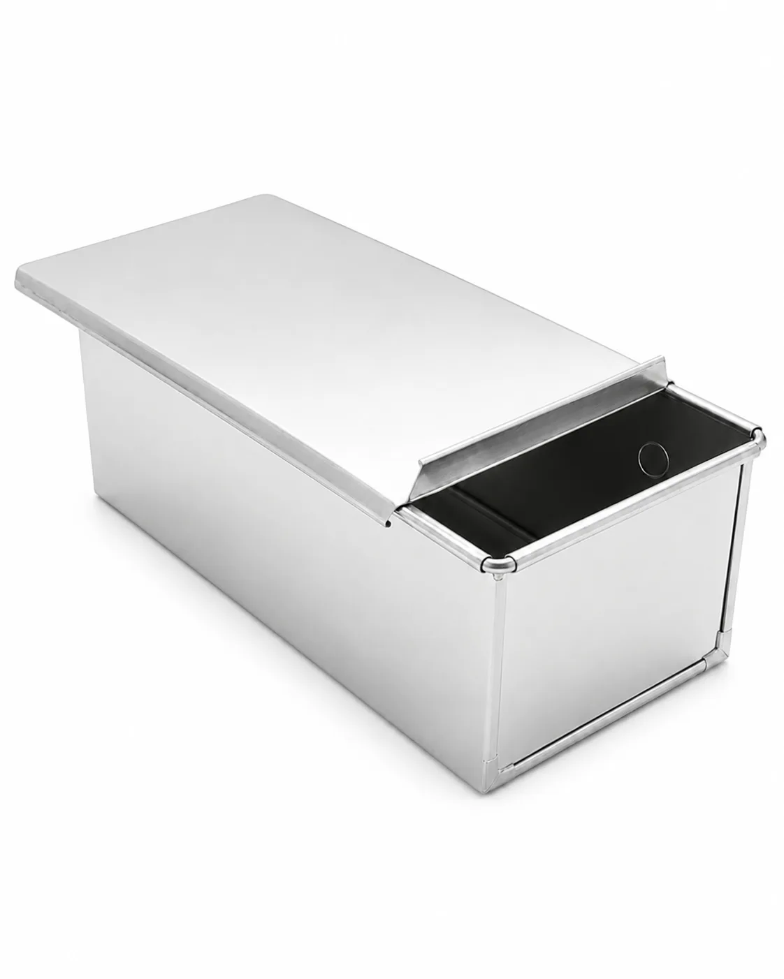 Bread Mould with Lid 14x6x6 Inch Alu-Steel Loaf Pan 3