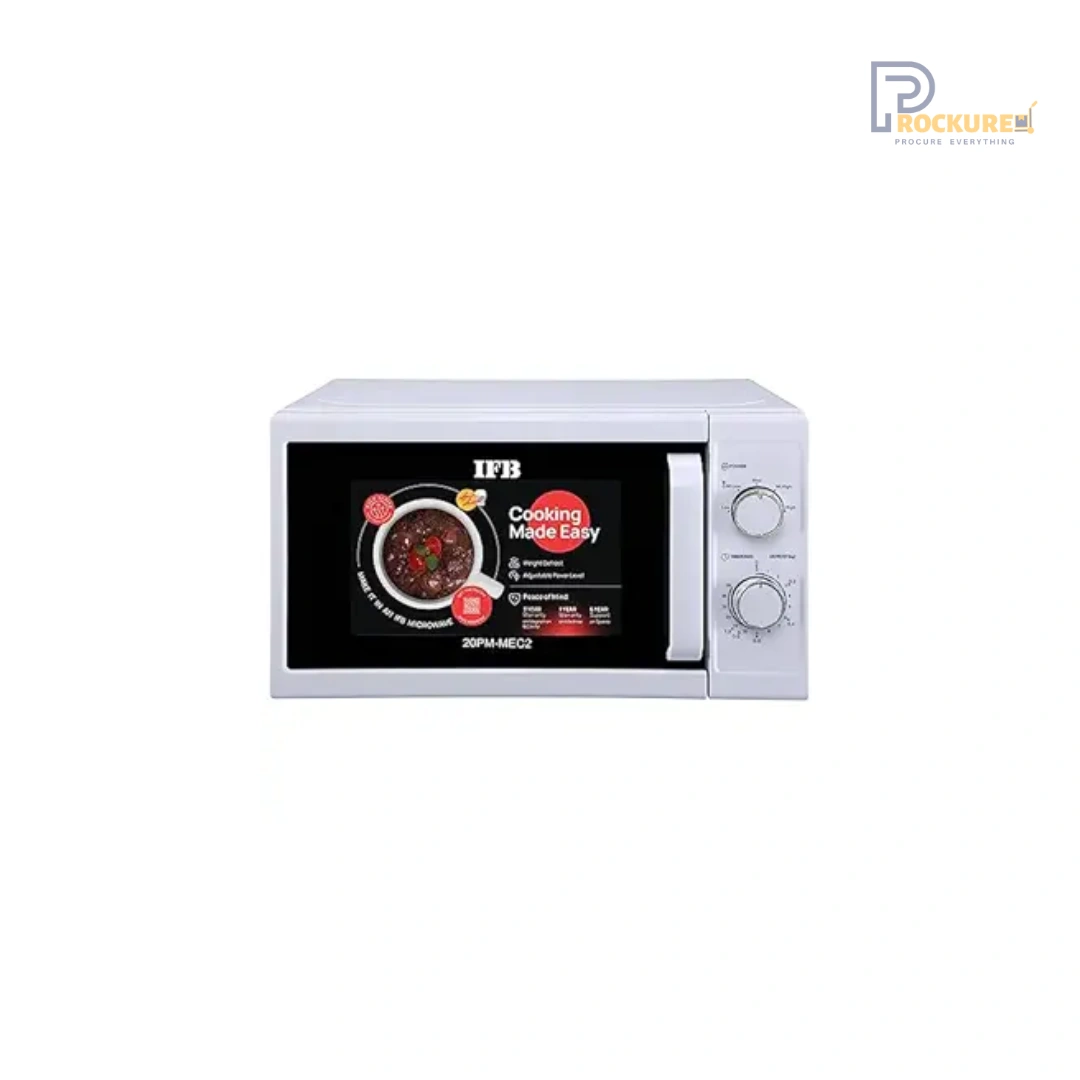 IFB 20PM-MEC2 Solo Microwave Oven – White – 20L