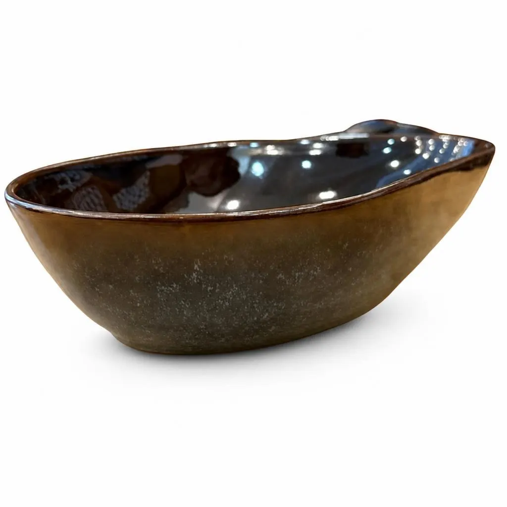 Meraami Marine Ceramic Contour Bowl 18 cm