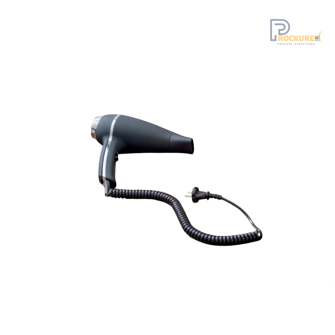 JVD Alteo Hair Dryer – Ionic Drying with Ergonomic Lightouch Handle & Curly Cord for Guest Rooms
