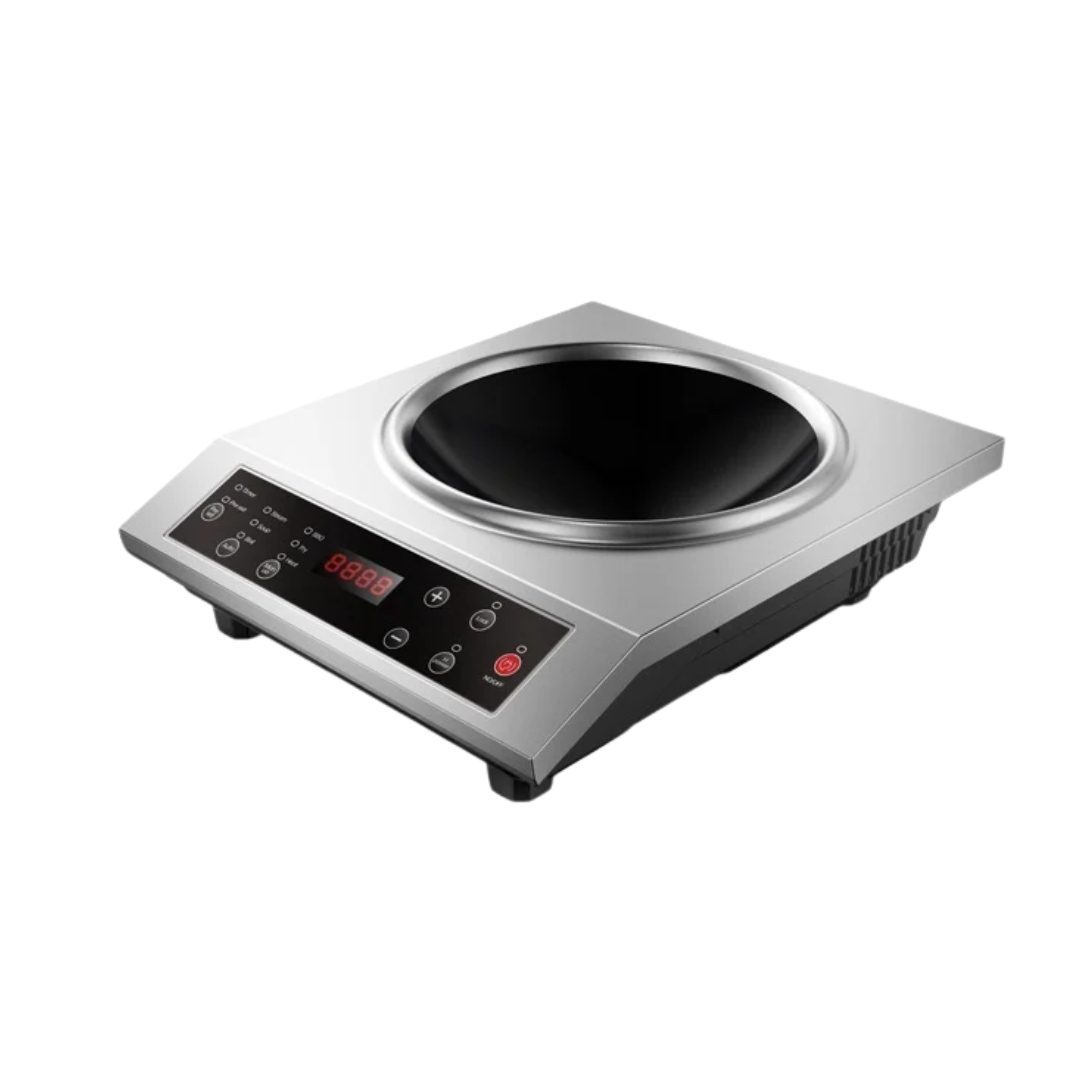 Prockured Eco Commercial Induction Wok 3500W – 40 kg Wok Cooker